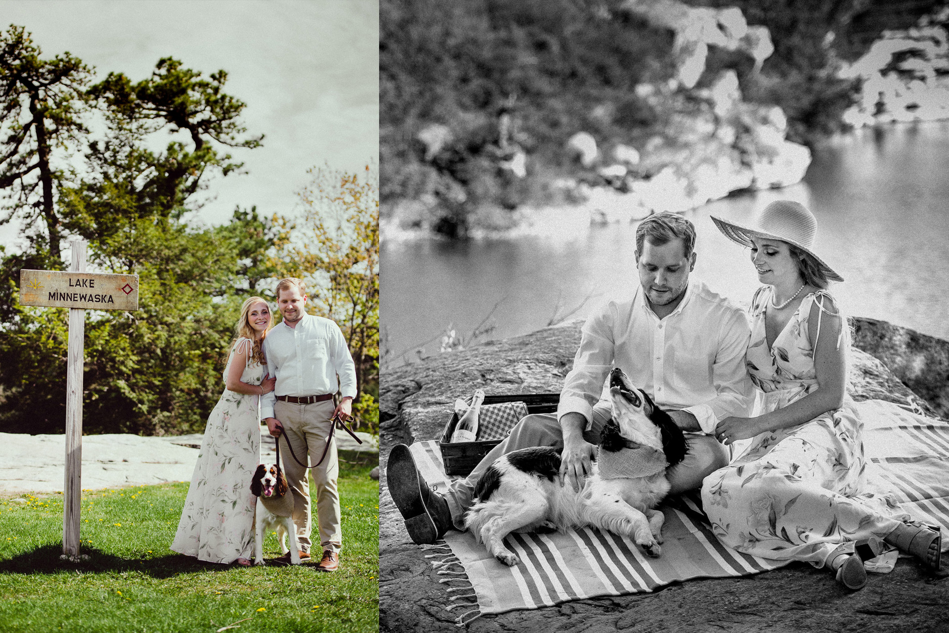 Lake Minnewaska engagement 