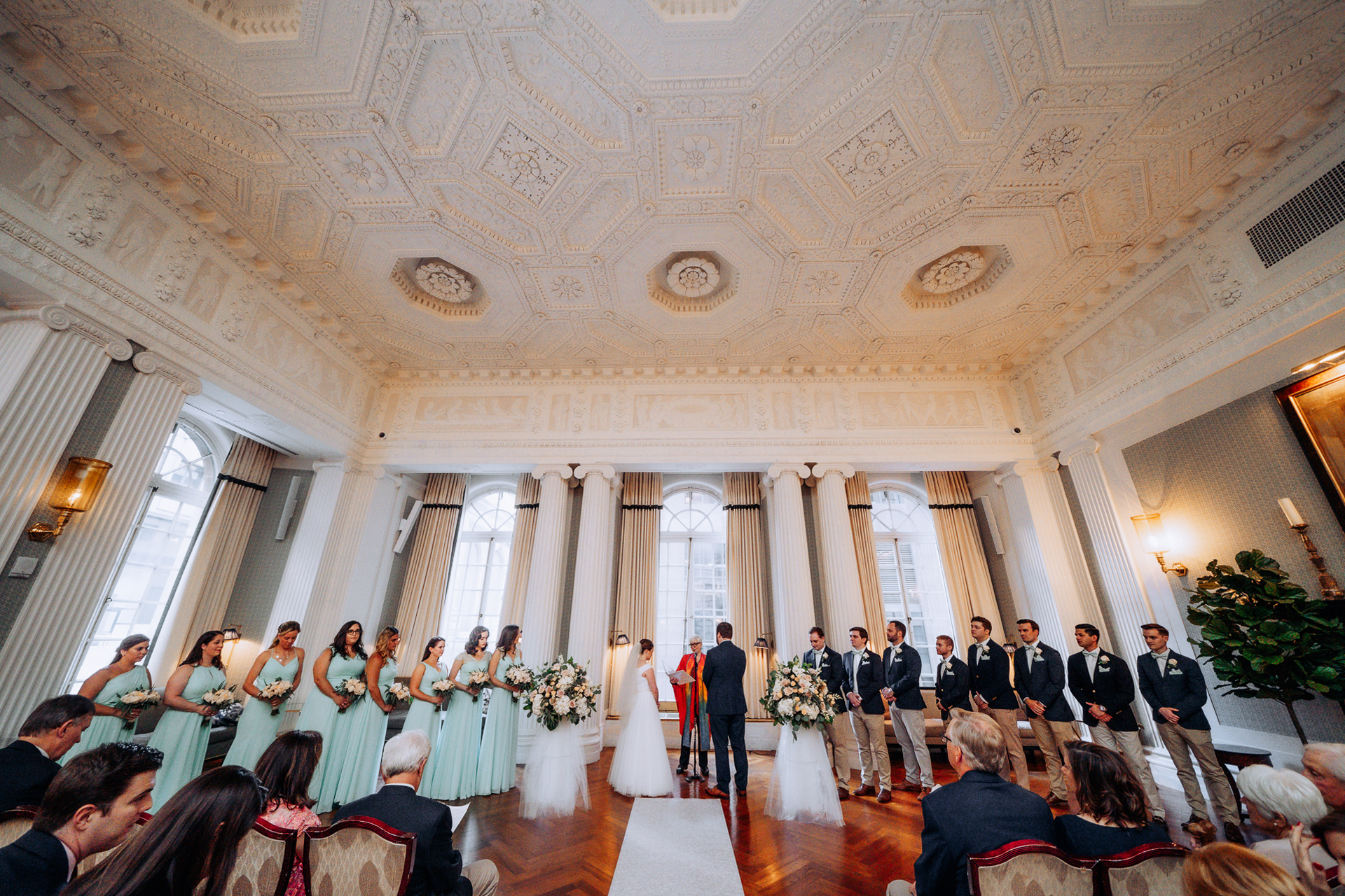 Yale Club wedding photographer