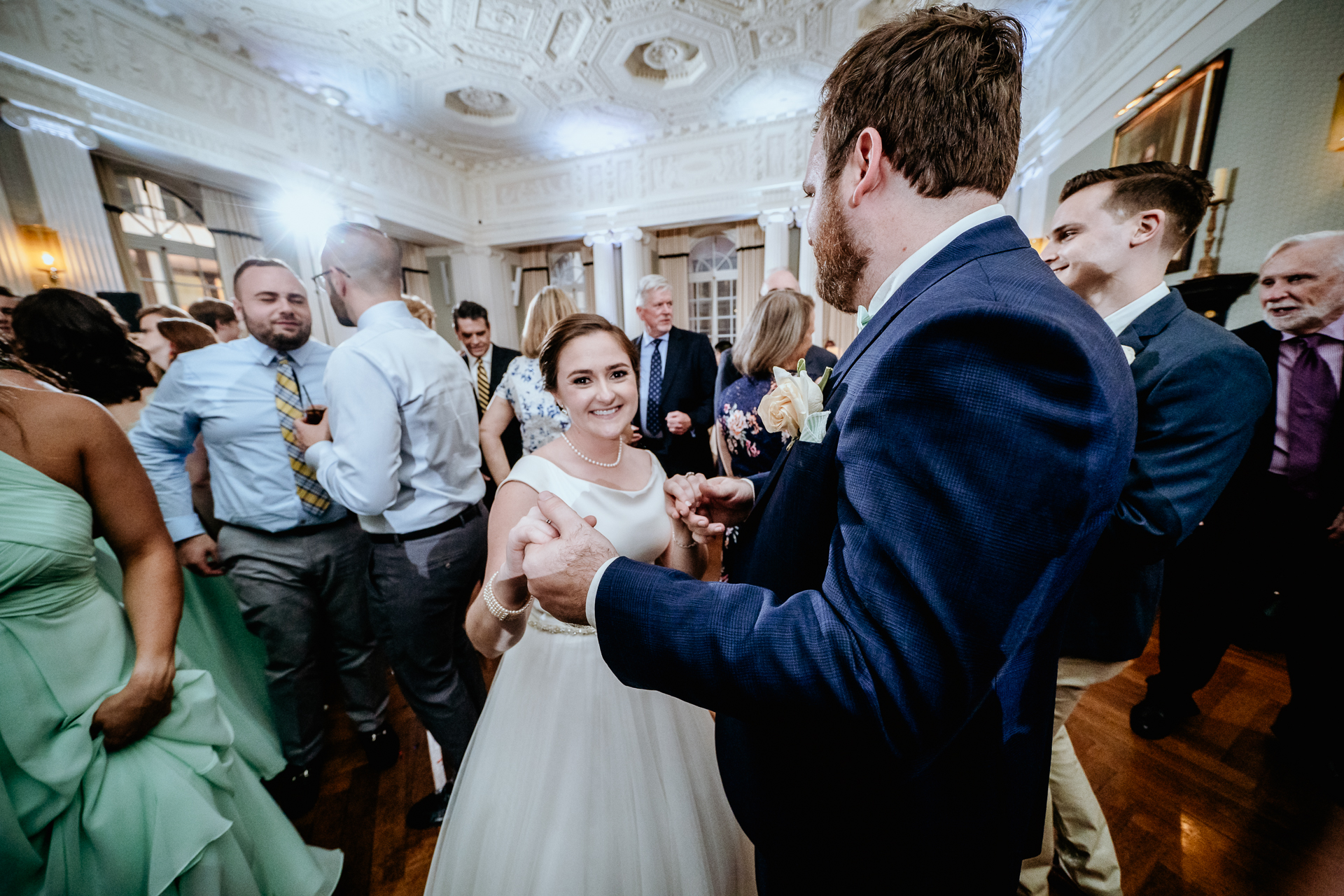 Yale Club wedding photographer