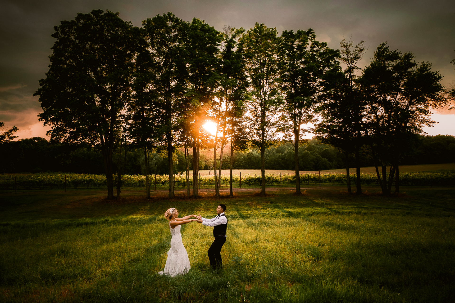 Two Hearts Vineyard Wedding Photos