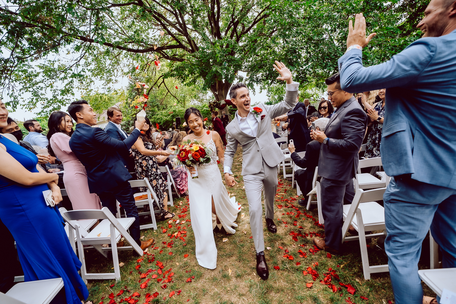 FEAST at Round hill wedding photographer