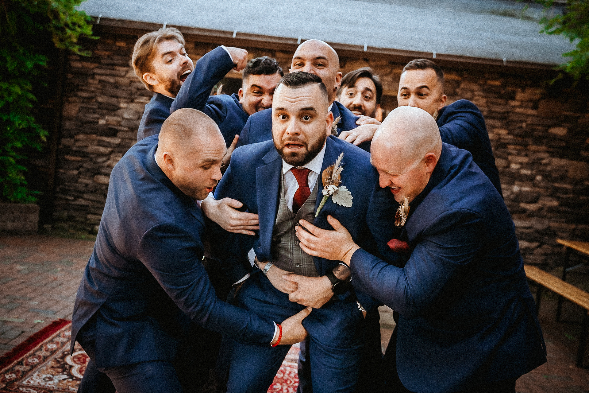 Clemson Brewery Wedding Photographer